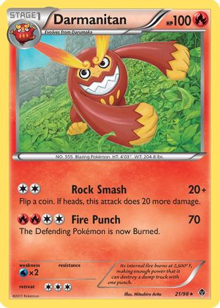 Darmanitan (21/98) [Black & White: Emerging Powers] Reverse Holofoil