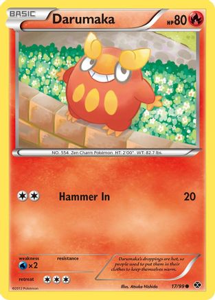Darumaka (17/99) [Black & White: Next Destinies] Reverse Holofoil
