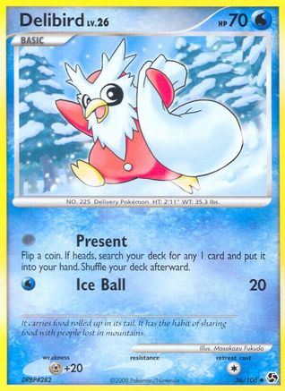Delibird (36/106) [Diamond & Pearl: Great Encounters] Reverse Holofoil