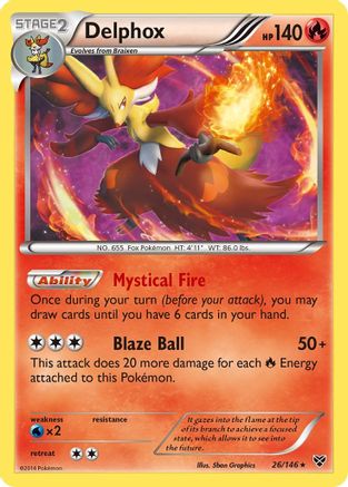 Delphox (26/146) [XY: Base Set] Reverse Holofoil