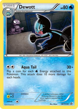 Dewott (38/113) [Black & White: Legendary Treasures] Reverse Holofoil