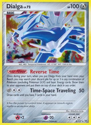 Dialga (5/127) [Platinum: Base Set] Reverse Holofoil
