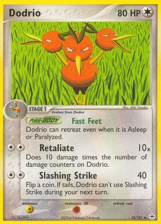 Dodrio (33/101) [EX: Hidden Legends] Reverse Holofoil