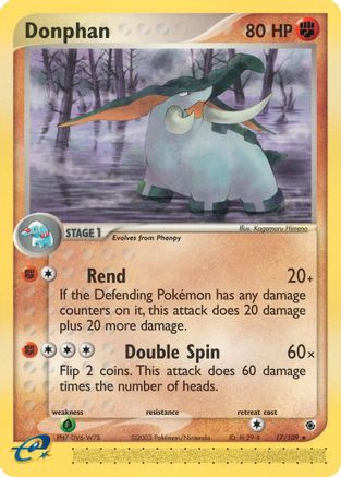 Donphan (17/109) [EX: Ruby & Sapphire] Reverse Holofoil