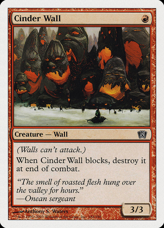 Cinder Wall [Eighth Edition] Foil