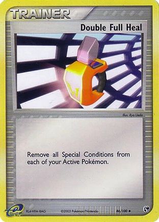 Double Full Heal (86/100) [EX: Sandstorm] Reverse Holofoil