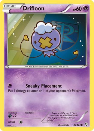 Drifloon (49/124) [Black & White: Dragons Exalted] Reverse Holofoil