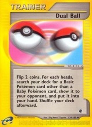 Dual Ball (139/165) [Expedition: Base Set] Reverse Holofoil