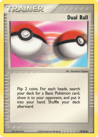 Dual Ball (72/95) [EX: Team Magma vs Team Aqua] Reverse Holofoil