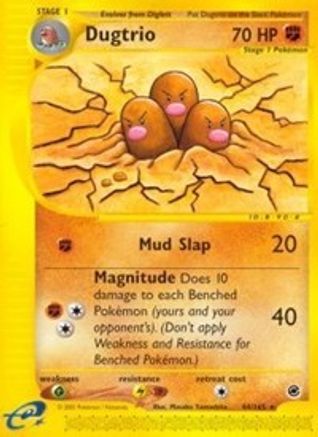 Dugtrio (44/165) [Expedition: Base Set] Reverse Holofoil