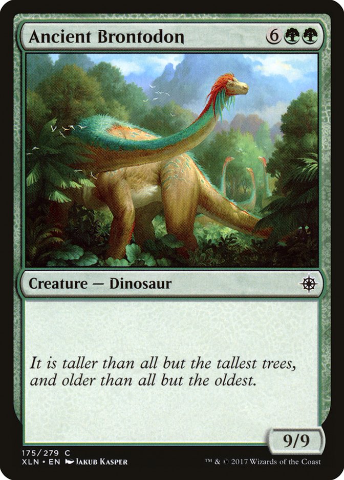 Ancient Brontodon [Ixalan] Foil