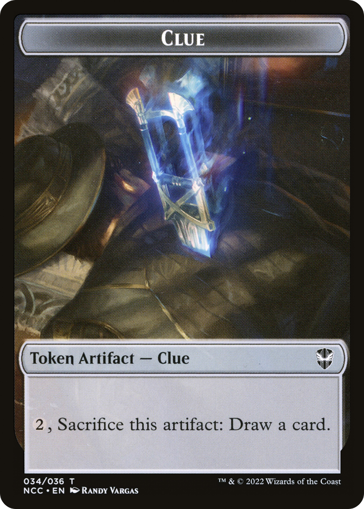 Clue  [New Capenna Commander Tokens] Foil