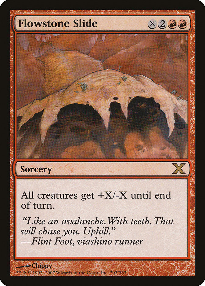Flowstone Slide [Tenth Edition] Foil