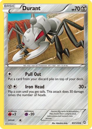 Durant (83/124) [Black & White: Dragons Exalted] Reverse Holofoil