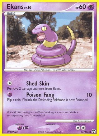 Ekans (66/106) [Diamond & Pearl: Great Encounters] Reverse Holofoil