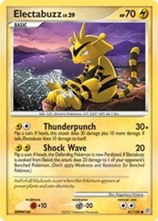 Electabuzz (81/130) [Diamond & Pearl: Base Set] Reverse Holofoil
