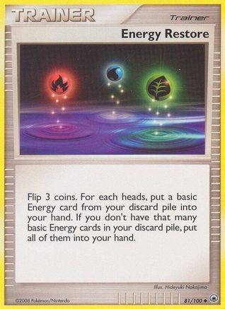 Energy Restore (81/100) [Diamond & Pearl: Majestic Dawn] Reverse Holofoil