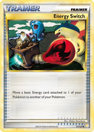 Energy Switch (91/123) [HeartGold & SoulSilver: Base Set] Reverse Holofoil