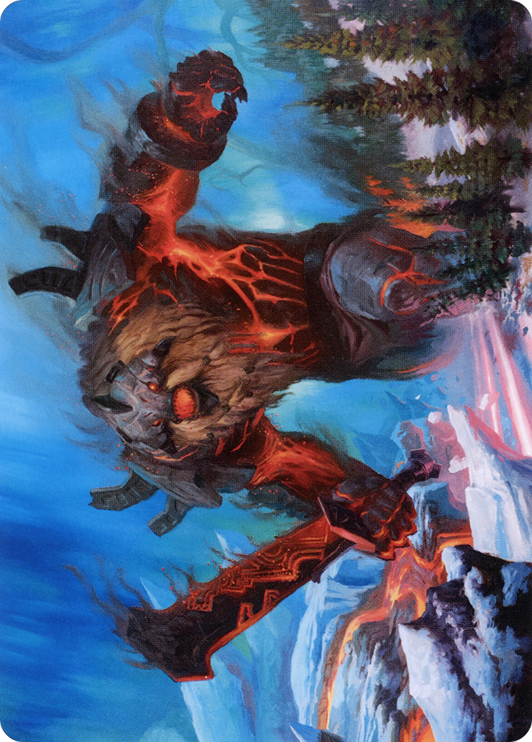Quakebringer // Quakebringer  [Art Series: Kaldheim] (Borderless)