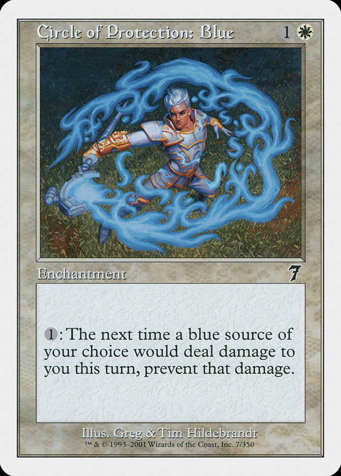 Circle of Protection: Blue [Seventh Edition] Foil