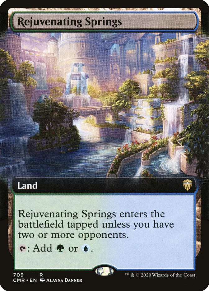 Rejuvenating Springs (Extended Art) [Commander Legends] Foil