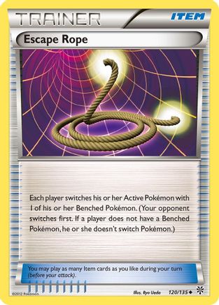 Escape Rope (120/135) [Black & White: Plasma Storm] Reverse Holofoil
