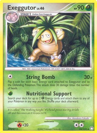 Exeggutor (24/123) [Diamond & Pearl: Mysterious Treasures] Reverse Holofoil