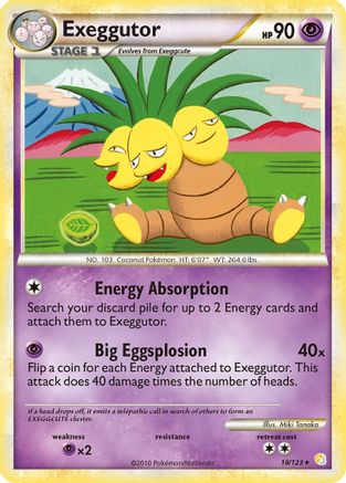 Exeggutor (18/123) [HeartGold & SoulSilver: Base Set] Reverse Holofoil
