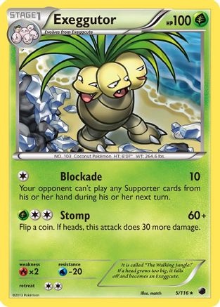 Exeggutor (5/116) [Black & White: Plasma Freeze] Reverse Holofoil