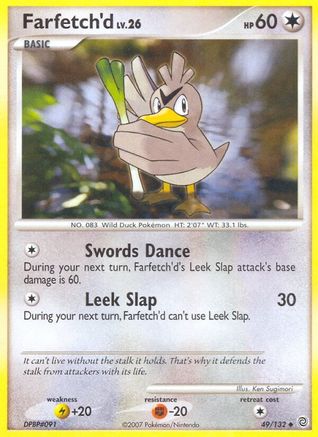 Farfetch'd (49/132) [Diamond & Pearl: Secret Wonders] Reverse Holofoil