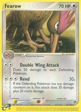 Fearow (37/100) [EX: Sandstorm] Reverse Holofoil