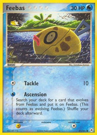 Feebas (61/101) [EX: Hidden Legends] Reverse Holofoil