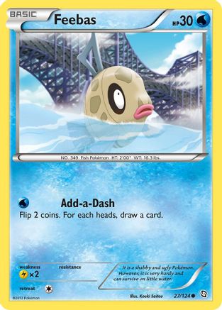 Feebas (27/124) [Black & White: Dragons Exalted] Reverse Holofoil