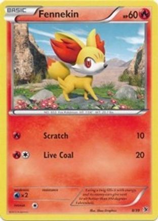 Fennekin (8/39) [XY: Kalos Starter Set] Holofoil
