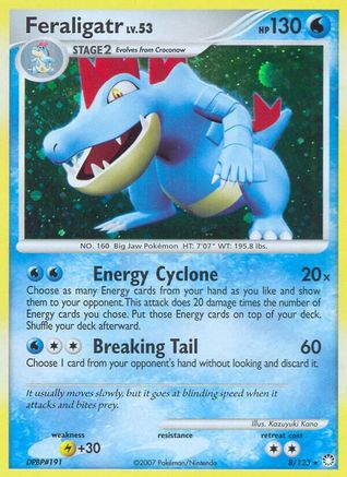 Feraligatr (8/123) [Diamond & Pearl: Mysterious Treasures] Reverse Holofoil