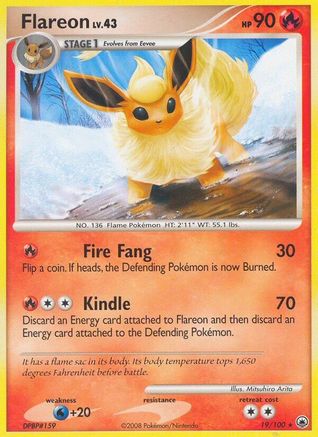 Flareon (19/100) [Diamond & Pearl: Majestic Dawn] Reverse Holofoil