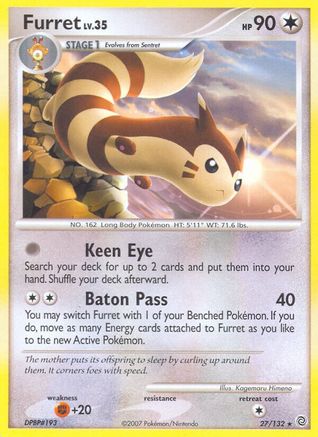 Furret (27/132) [Diamond & Pearl: Secret Wonders] Reverse Holofoil