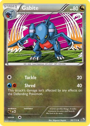 Gabite (95/113) [Black & White: Legendary Treasures] Reverse Holofoil
