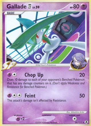 Gallade (20/111) [Platinum: Rising Rivals] Reverse Holofoil