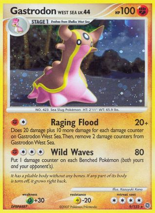 Gastrodon West Sea (9/132) [Diamond & Pearl: Secret Wonders] Reverse Holofoil