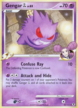 Gengar GL (40/111) [Platinum: Rising Rivals] Reverse Holofoil
