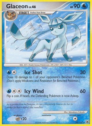 Glaceon (20/100) [Diamond & Pearl: Majestic Dawn] Reverse Holofoil