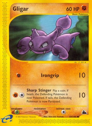 Gligar (59/144) [Skyridge] Reverse Holofoil
