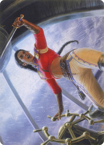 Sisay, Weatherlight Captain // Sisay, Weatherlight Captain  [Modern Horizons Art Series] (Borderless)