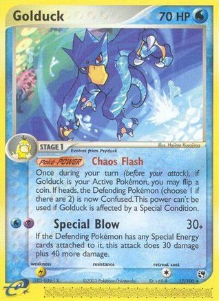 Golduck (17/100) [EX: Sandstorm] Reverse Holofoil
