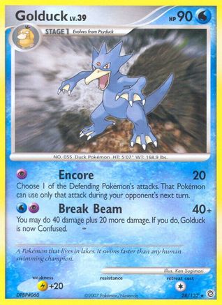 Golduck (28/132) [Diamond & Pearl: Secret Wonders] Reverse Holofoil