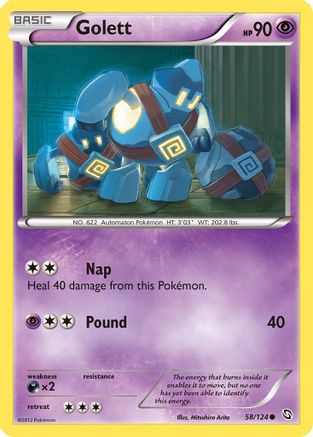 Golett (58/124) [Black & White: Dragons Exalted] Reverse Holofoil