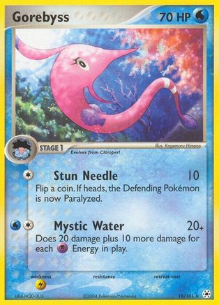 Gorebyss (18/101) [EX: Hidden Legends] Reverse Holofoil