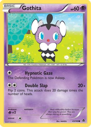 Gothita (43/98) [Black & White: Emerging Powers] Reverse Holofoil