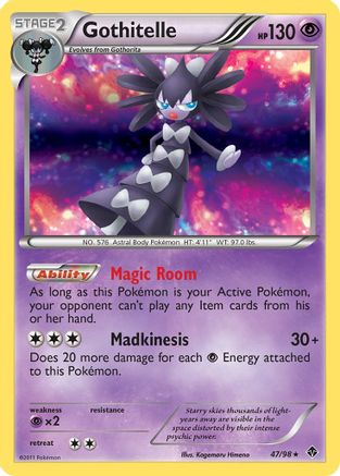 Gothitelle (47/98) [Black & White: Emerging Powers] Reverse Holofoil